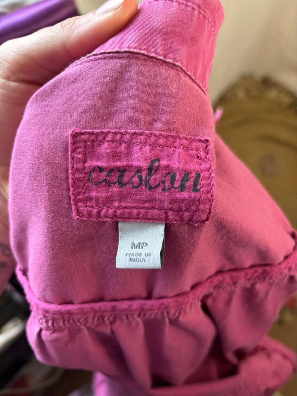 Magenta Pink Babydoll Artsy Indie Sleeze Twee Lightweight Spring Jacket Size M - Picture 6 of 13
